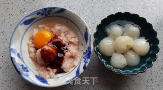 荔枝鸡肉丸步骤3