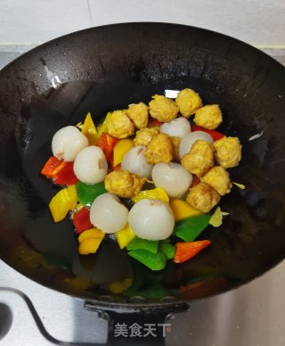 荔枝鸡肉丸步骤10