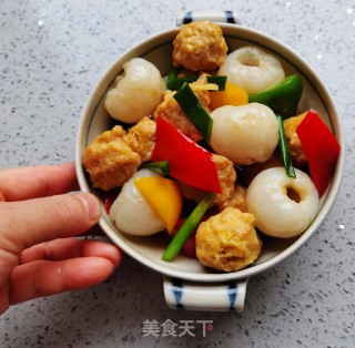 荔枝鸡肉丸步骤13