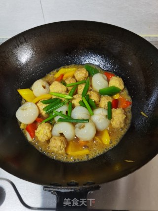 荔枝鸡肉丸步骤12