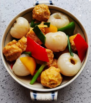 荔枝鸡肉丸步骤14