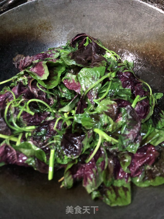 蒜片红旱菜步骤1
