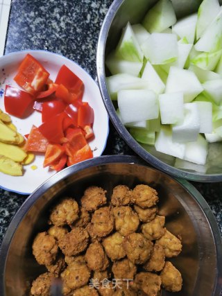 冬瓜烧豆腐圆子步骤9