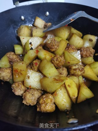 冬瓜烧豆腐圆子步骤14