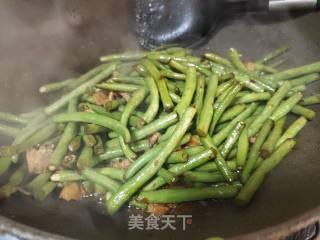 肉片烧豆角步骤5
