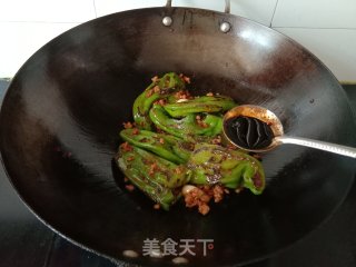 老干妈肉末青椒步骤7