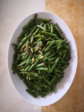 蒜末豇豆步骤6