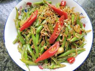 银鱼干炒四季豆步骤10