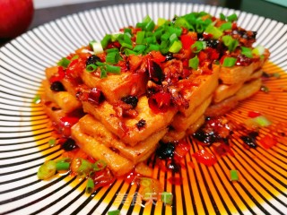 剁椒豆豉蒸豆腐步骤9
