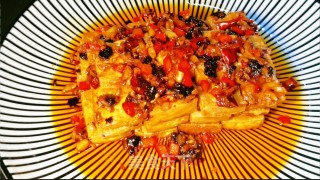 剁椒豆豉蒸豆腐步骤8