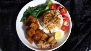 卤五花肉盖烧饭步骤10