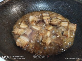 卤五花肉盖烧饭步骤9