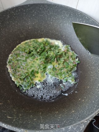 马齿苋水炒蛋步骤7