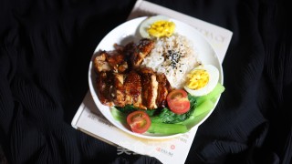 红烧鸡腿肉盖烧饭步骤11