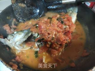 番茄鲈鱼步骤5