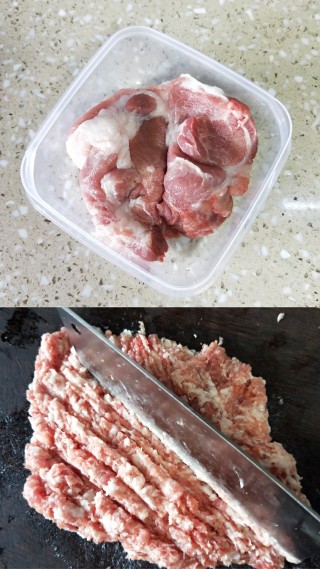 清蒸肉饼步骤1