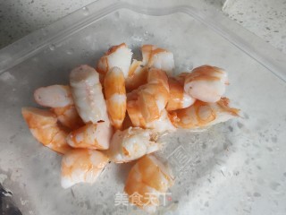 虾仁炒茄丝步骤5