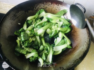 蒜香上海青步骤3