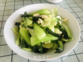蒜香上海青步骤6