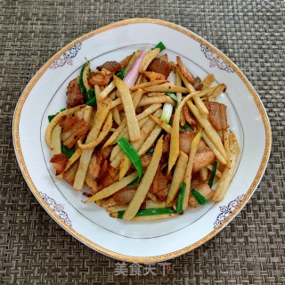 春笋炒五花肉步骤11