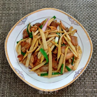 春笋炒五花肉步骤12
