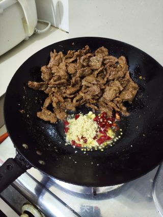 香辣干煸牛肉步骤6