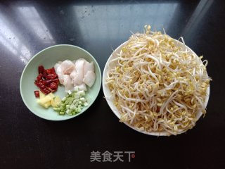 炝炒豆芽步骤1