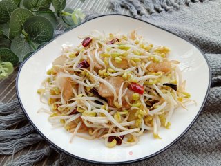 炝炒豆芽步骤7