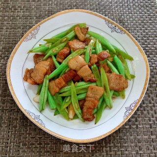 四季豆炒五花肉步骤13