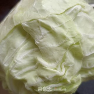 腊猪舌炒包菜步骤2