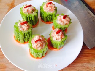 肉酿苦瓜步骤3