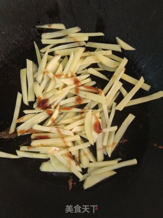 牛柳炒土豆条步骤7