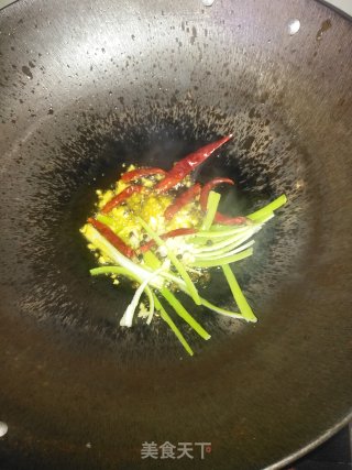 香煎豆腐烧手撒包菜步骤5
