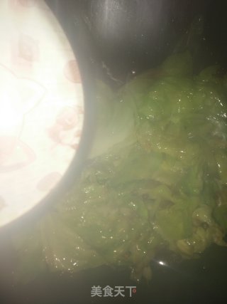 香煎豆腐烧手撒包菜步骤10