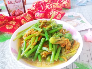 清炒南瓜花步骤10