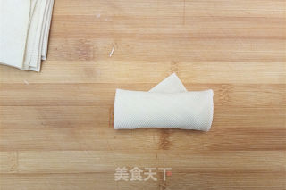 鸡汁豆皮卷步骤7