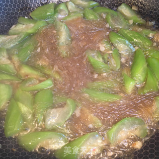 蒜蓉粉丝烧丝瓜步骤8