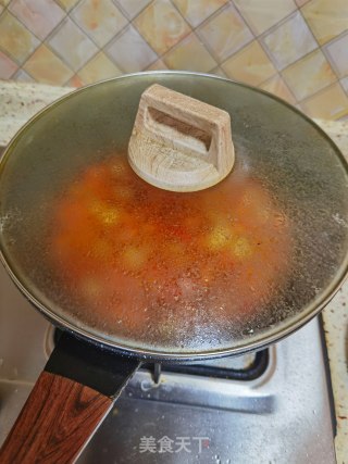 酸辣土豆烩丸子步骤13