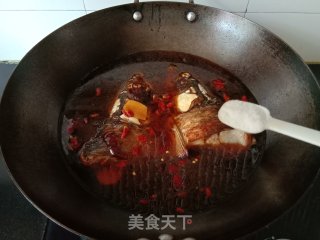 包菜炖鱼头步骤8