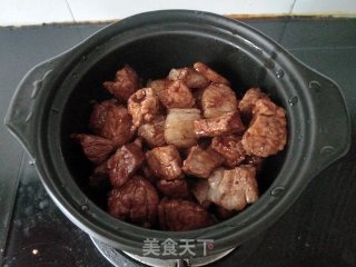 砂锅毛豆猪肉步骤10