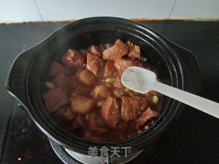 砂锅毛豆猪肉步骤15