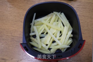空气炸鸡翅&薯条步骤14