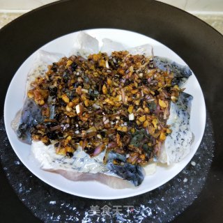豉汁蒸鲩鱼步骤6