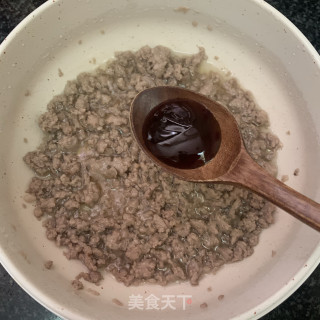 蒜苔炒肉末步骤4