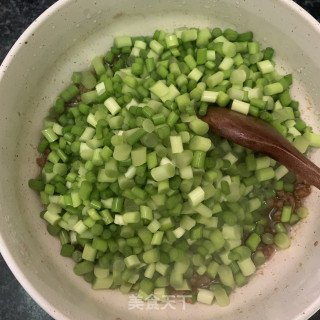 蒜苔炒肉末步骤6
