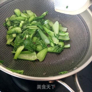 花椒上海青步骤7