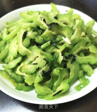 紫苏炒苦瓜步骤9