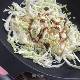 茶油炒包菜步骤6