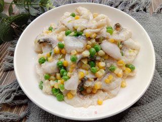 玉米青豆炒鱼片步骤17