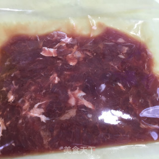牛里脊炒黄瓜步骤2